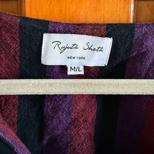 Rujuta Sheth Striped Top Womens M/L